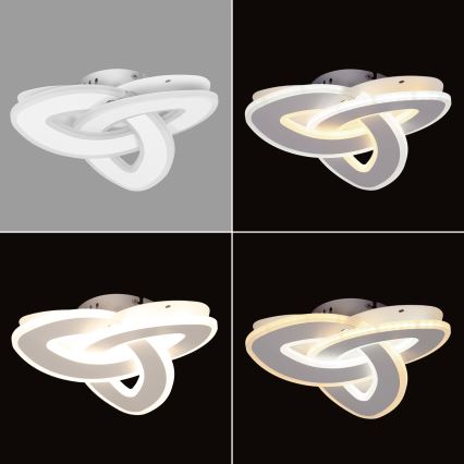 Brilagi - Lampada da soffitto dimmerabile a LED MODERN MINI LED/49W/230V 3000/4000/6000K 30x30 cm + telecomando