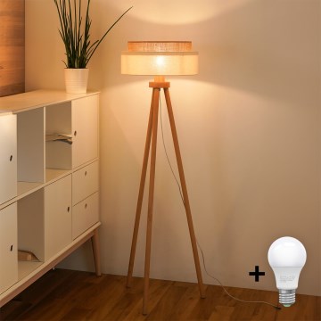 Brilagi - Lampada LED da terra BOHO STYLE 1xE27/15W/230V