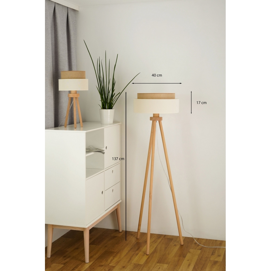 Brilagi - Lampada LED da terra BOHO STYLE 1xE27/15W/230V