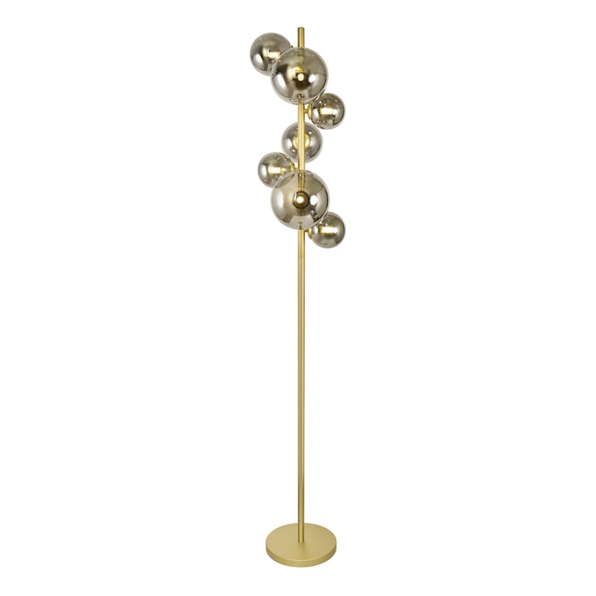 Brilagi - Lampada LED da terra MILLA 7xG9/3W/230V oro/fumé