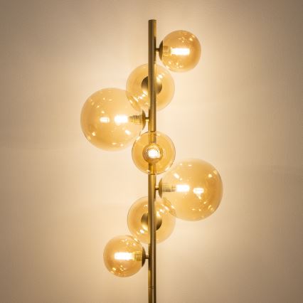 Brilagi - Lampada LED da terra MILLA 7xG9/3W/230V oro