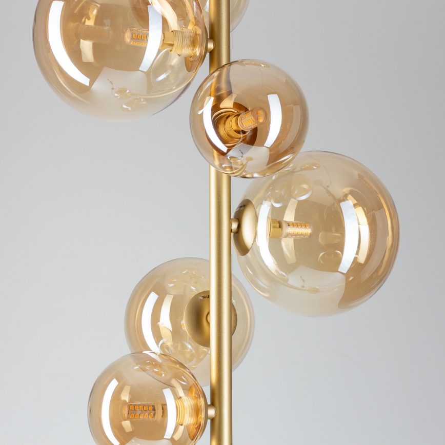 Brilagi - Lampada LED da terra MILLA 7xG9/3W/230V oro