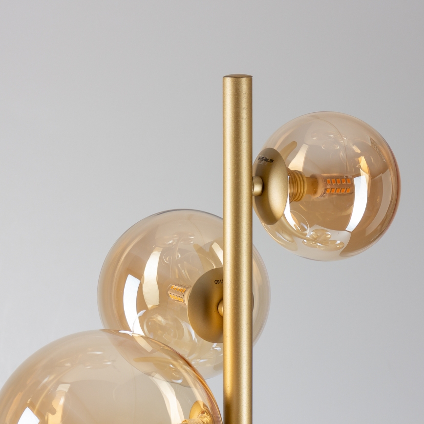 Brilagi - Lampada LED da terra MILLA 7xG9/3W/230V oro