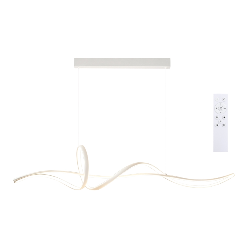 Brilagi - Lampada a sospensione dimmerabile su cavo SIGNATURE LED/55W/230V 3000-6000K 120x23 cm bianco + telecomando