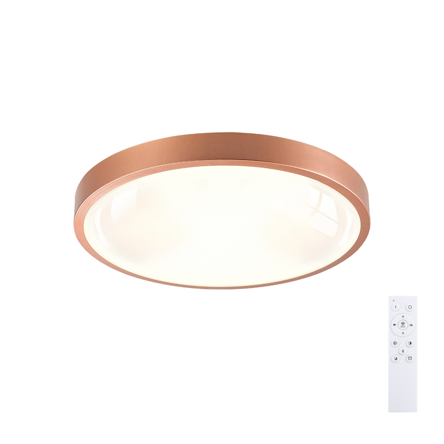 BRILAGI - LED Plafoniera dimmerabile GLASS POOL DOUBLE LED/48W/230V Ø 40 cm rame + telecomando