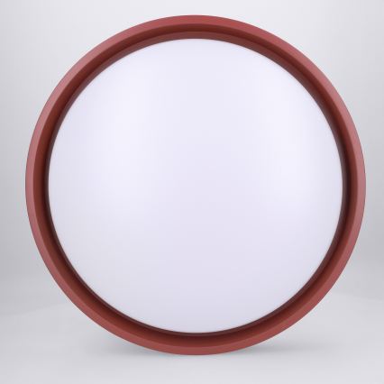 Brilagi - Plafoniera LED dimmerabile MATTEO LED/48W/230V 3000-6500K Ø 41 cm rossa + telecomando