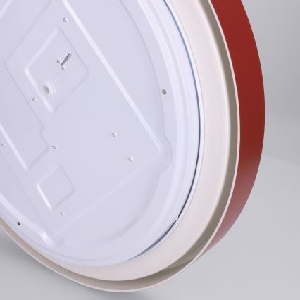 Brilagi - Plafoniera LED dimmerabile MATTEO LED/48W/230V 3000-6500K Ø 41 cm rossa + telecomando