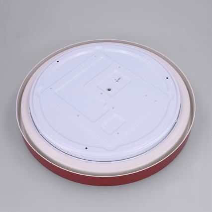 Brilagi - Plafoniera LED dimmerabile MATTEO LED/48W/230V 3000-6500K Ø 41 cm rossa + telecomando