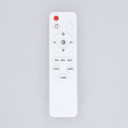 Brilagi - Plafoniera LED dimmerabile MATTEO LED/48W/230V 3000-6500K Ø 41 cm rossa + telecomando