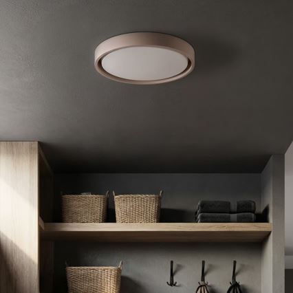 Brilagi - Plafoniera LED dimmerabile MATTEO LED/48W/230V 3000-6500K Ø41 cm taupe + telecomando