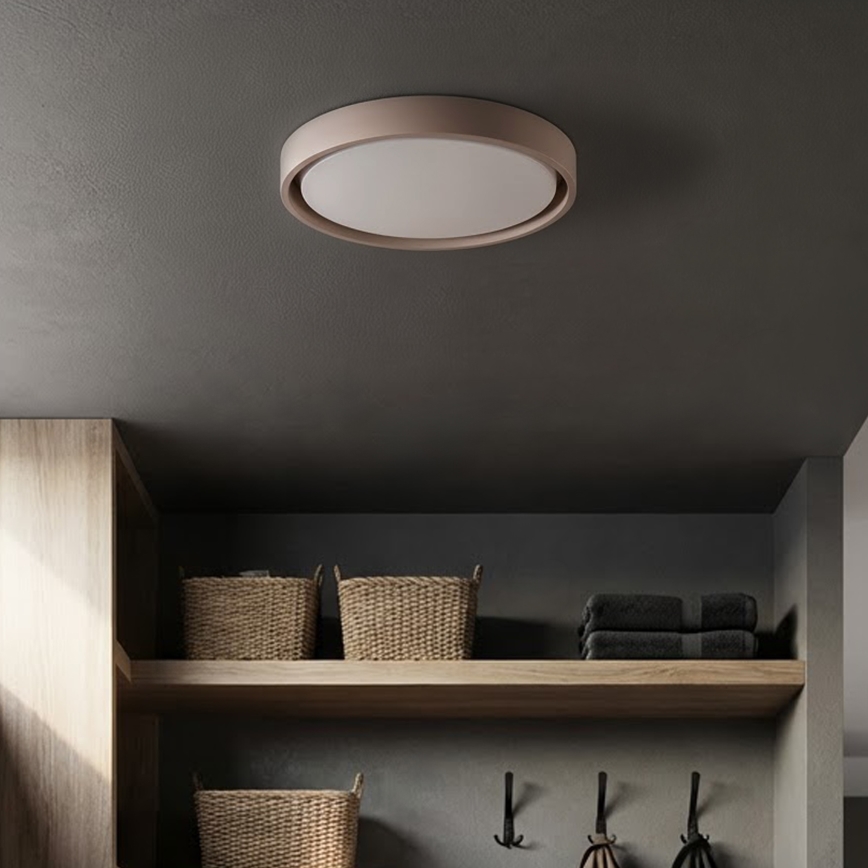 Brilagi - Plafoniera LED dimmerabile MATTEO LED/48W/230V 3000-6500K Ø41 cm taupe + telecomando