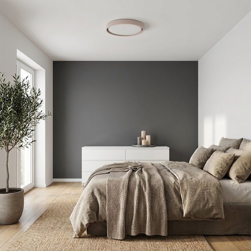 Brilagi - Plafoniera LED dimmerabile MATTEO LED/48W/230V 3000-6500K Ø41 cm taupe + telecomando