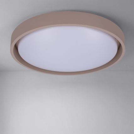 Brilagi - Plafoniera LED dimmerabile MATTEO LED/48W/230V 3000-6500K Ø41 cm taupe + telecomando