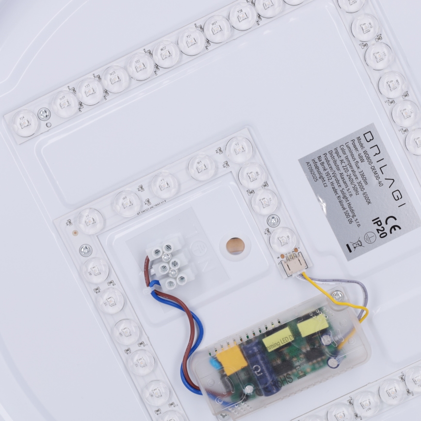 Brilagi - Plafoniera LED dimmerabile MATTEO LED/48W/230V 3000-6500K Ø41 cm taupe + telecomando