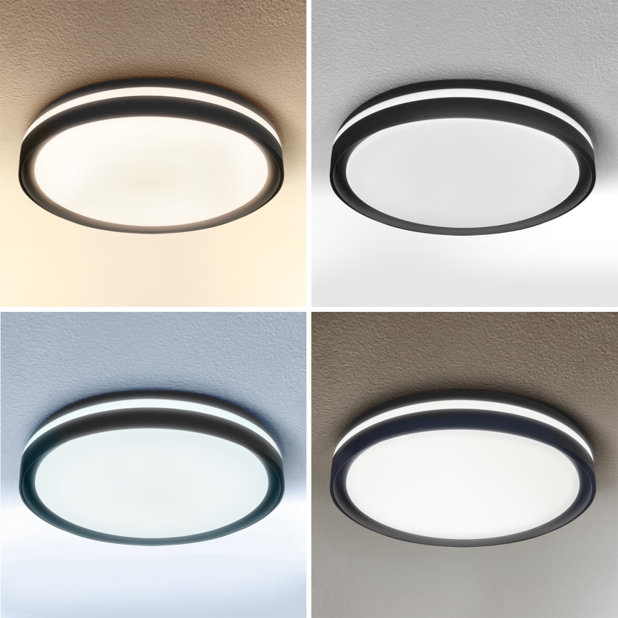 Brilagi - Plafoniera LED dimmerabile NAOMI LED/48W/230V 3000–6500K Ø 39 cm nera + telecomando