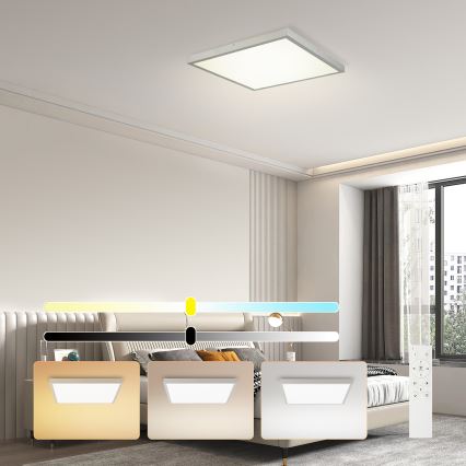 Brilagi - Lampada LED dimmerabile per bagno FRAME SMART LED/50W/230V 60x60 IP44 + telecomando
