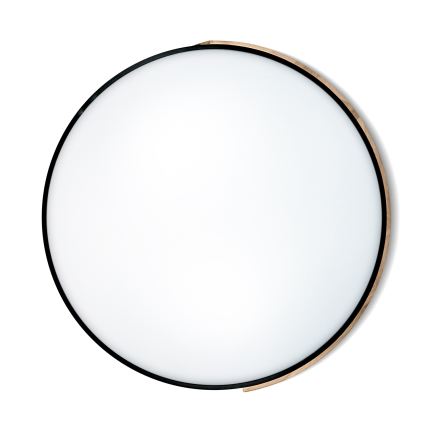 Brilagi - Plafoniera dimmerabile a LED PILANA LED/72W/230V 3000-6500K rovere/nero Ø 80 cm + telecomando
