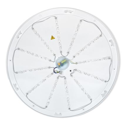 Brilagi - Plafoniera dimmerabile a LED PILANA LED/72W/230V 3000-6500K rovere/nero Ø 80 cm + telecomando