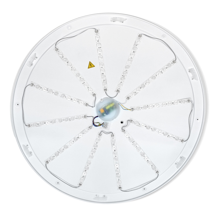 Brilagi - Plafoniera dimmerabile a LED PILANA LED/72W/230V 3000-6500K rovere/nero Ø 80 cm + telecomando