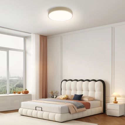 Brilagi - Plafoniera LED dimmerabile POOL LED/36W/230V 3000-6000K Ø 30 cm beige + telecomando