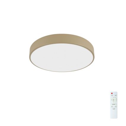 Brilagi - Plafoniera LED dimmerabile POOL LED/36W/230V 3000-6000K Ø 30 cm beige + telecomando