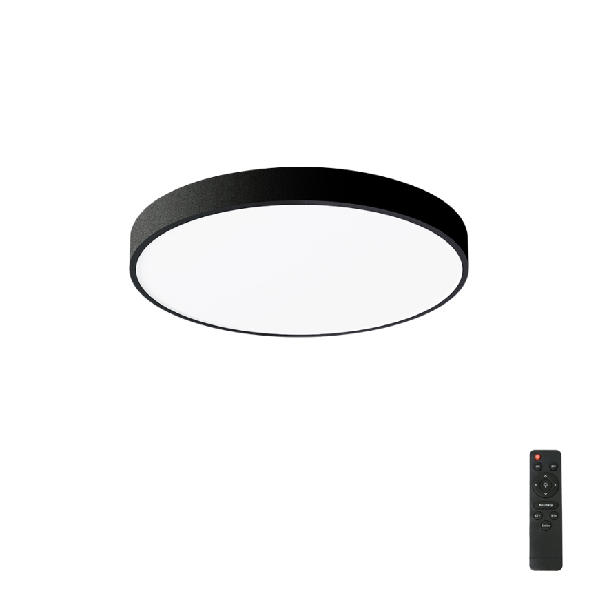 Brilagi - Plafoniera LED dimmerabile POOL LED/60W/230V 3000-6000K Ø 60 cm nera + telecomando