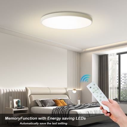 Brilagi - Plafoniera LED dimmerabile POOL SMART LED/100W/230V 3000-6000K Ø 80 cm Wi-Fi Tuya bianco + telecomando