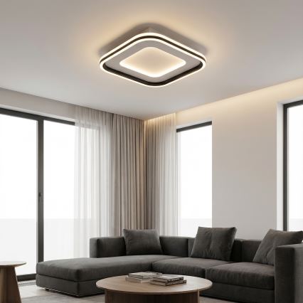 Brilagi - Plafoniera LED dimmerabile TRIVARO LED/88W/230V 3000-6000K 40x40 cm + telecomando