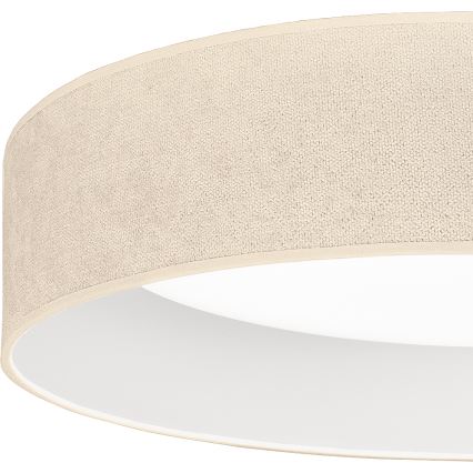 Brilagi - Plafoniera LED dimmerabile VELVET SMARTIX LED/24W/230V 3000-6000K Ø 45 cm crema Wi-Fi Tuya Beacon + telecomando