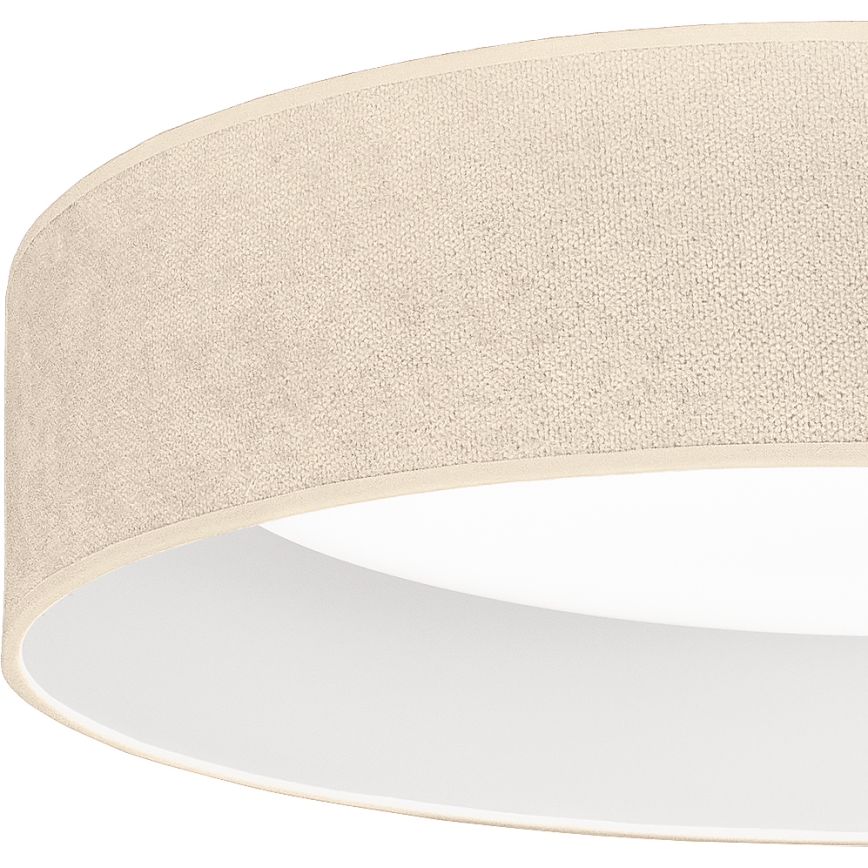 Brilagi - Plafoniera LED dimmerabile VELVET SMARTIX LED/24W/230V 3000-6000K Ø 45 cm crema Wi-Fi Tuya Beacon + telecomando