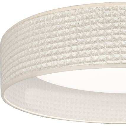 Brilagi - Plafoniera dimmerabile a LED VELVET SMARTIX LED/24W/230V 3000-6000K Ø 45 cm crema Wi-Fi Tuya Beacon + telecomando