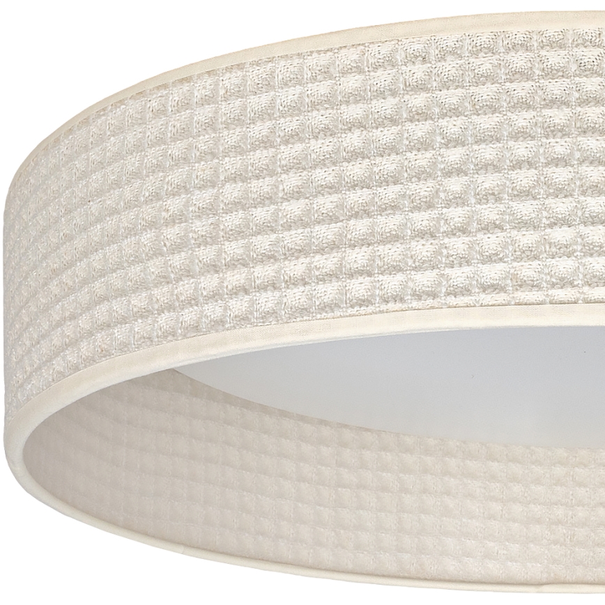 Brilagi - Plafoniera dimmerabile a LED VELVET SMARTIX LED/24W/230V 3000-6000K Ø 45 cm crema Wi-Fi Tuya Beacon + telecomando