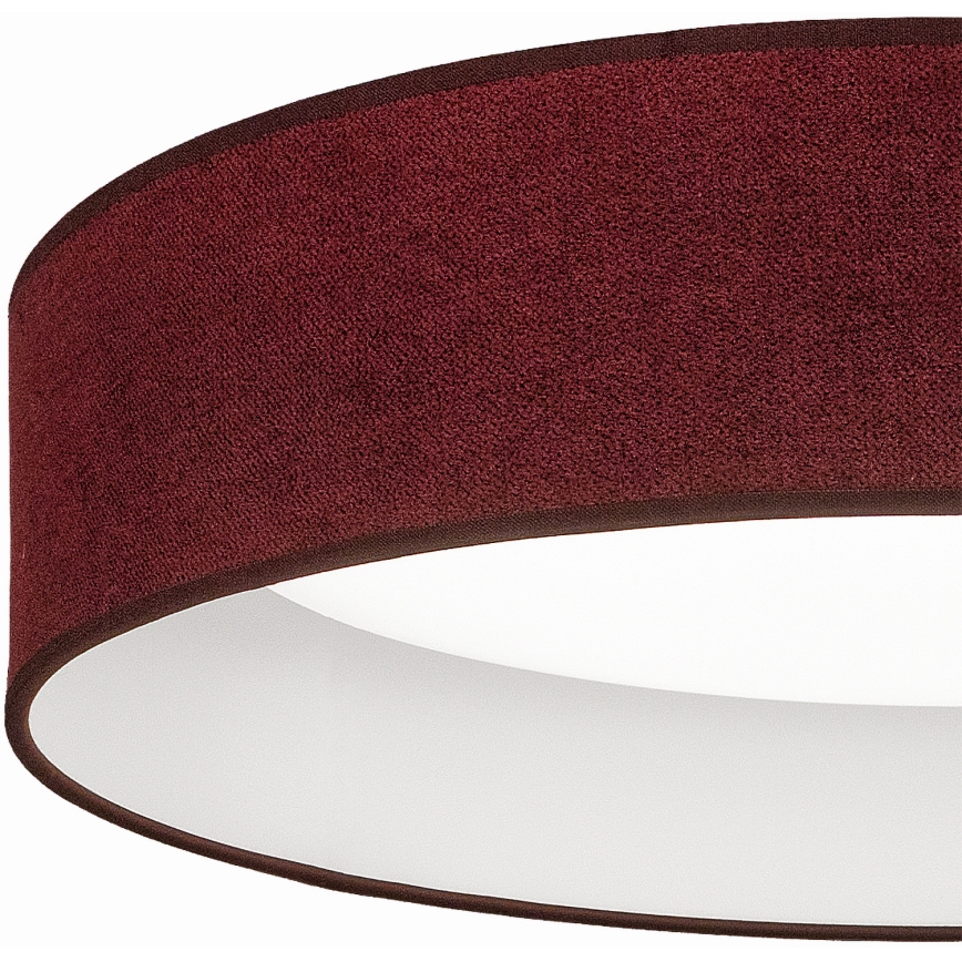 Brilagi - Plafoniera LED dimmerabile VELVET SMARTIX LED/36W/230V 3000-6000K Ø 55 cm bordeaux Wi-Fi Tuya Beacon + telecomando