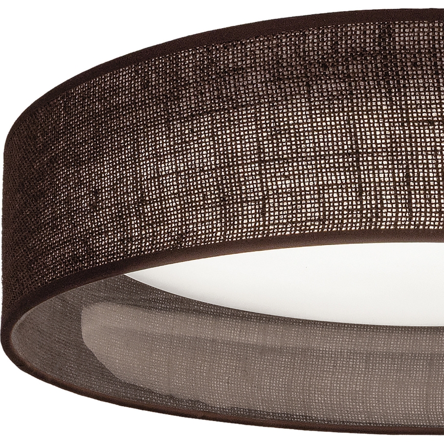 Brilagi - Plafoniera a LED dimmerabile VELVET SMARTIX LED/36W/230V 3000-6000K Ø 55 cm marrone Wi-Fi Tuya Beacon + telecomando
