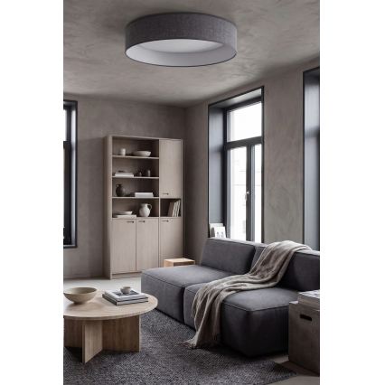 Brilagi - plafoniera LED dimmerabile VELVET SMART VARI LED/24W/230V 3000-6500K Ø 45 cm grigio + telecomando
