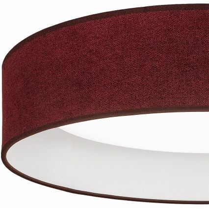 Brilagi - Plafoniera LED dimmerabile VELVET SMART VARI LED/36W/230V 3000-6500K Ø 55 cm bordeaux + telecomando