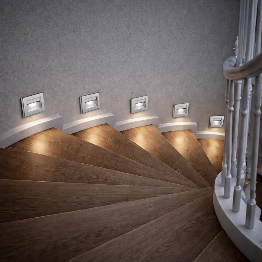 Brilagi - Lampada LED per scale STEP LIGHT LED/1,5W/230V IP44 antracite