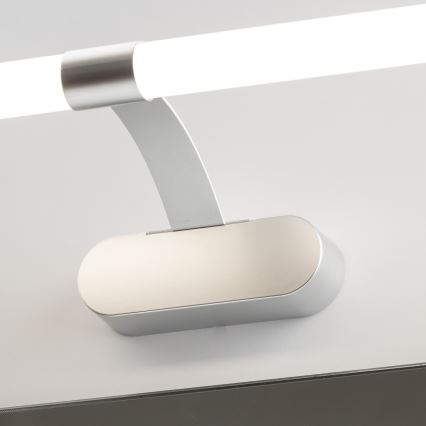 Brilagi - TUBEO Lampada LED 2 in 1 per specchio da bagno, 6 W, 230 V, 40 cm, IP44, argento