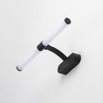 Brilagi - TUBEO Lampada LED 2 in 1 per specchio da bagno, 6 W/230 V, 40 cm, IP44, nero