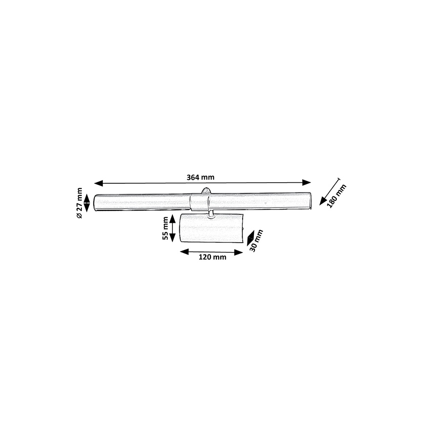 Brilagi - Lampada per quadri DANAE 2xE14/40W/230V dorata