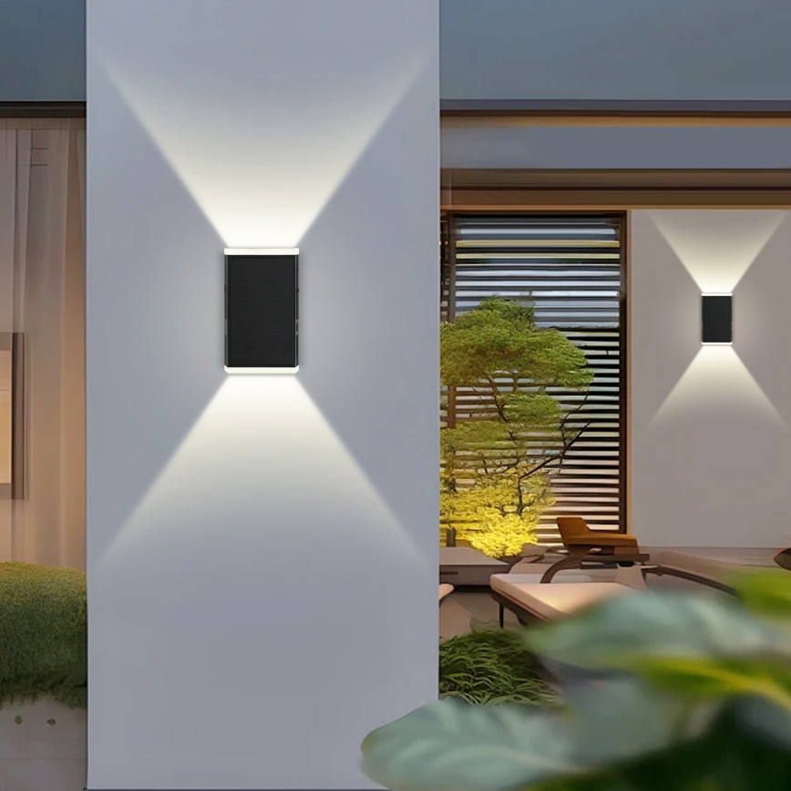 Brilagi - Lampada da parete solare a LED SUN GUARD LED/2W/3,7V 2000 mAh IP45