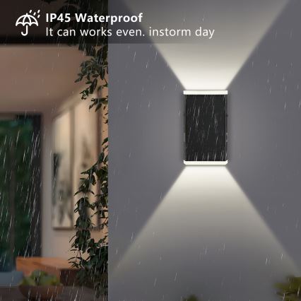 Brilagi - Lampada da parete solare a LED SUN GUARD LED/2W/3,7V 2000 mAh IP45