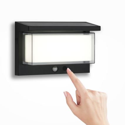 Brilagi - Lampada da parete solare LED con sensore SUN LUME LED/10W/3,7V 4000 mAh IP44