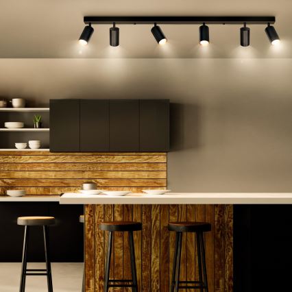 Brilagi - Faretto LED dimmerabile SELE 6xGU10/6,5W/230V 2700-6500K nero/oro