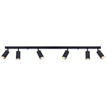 Brilagi - Faretto LED dimmerabile SELE 6xGU10/6,5W/230V 2700-6500K nero/oro