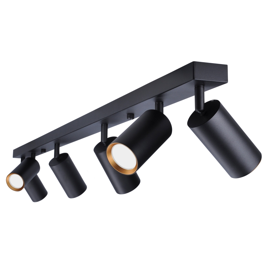 Brilagi - Faretto LED dimmerabile SELE 6xGU10/6,5W/230V 2700-6500K nero/oro