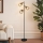 Brilagi - Lampadaire BASKLITE 3xE27/15W/230V bois/noir