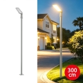 Brilagi - Lampadaire de rue LED extérieur avec mât articulé 3 m URBANLIGHT LED/50W/230V gris IP65