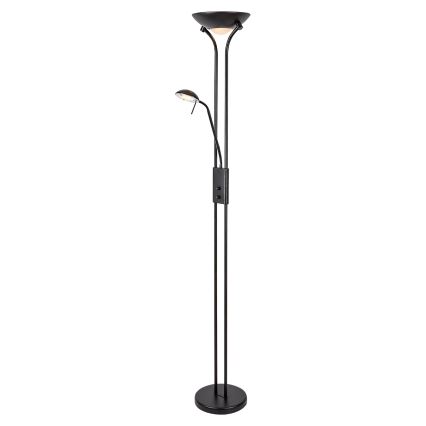 Brilagi - Lampadaire dimmable SCARLETT 1xR7s/230W/230V + 1xG9/40W noir