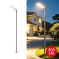 Brilagi - Lampadaire extérieur URBANLIGHT LED/100W/230V avec mât articulé 3 m, gris, IP65